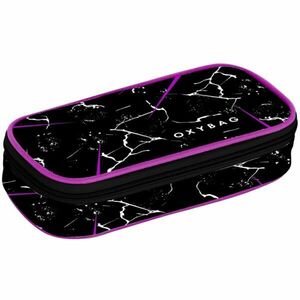 Oxybag ETUE JUMBO OMBRE ELETRIC GIRL Penar școlar, negru, mărime imagine