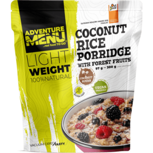 Adventure menu Terci de orez și nucă de cocos cu fructe de pădure, 300g imagine