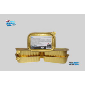 Arpol Military food tub Arpol fasole coaptă cu cârnați în sos de roșii, 300g imagine