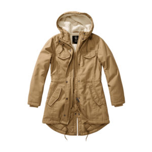 Jachetă de iarnă de damă Brandit Marsh lake parka cu glugă, kaki imagine