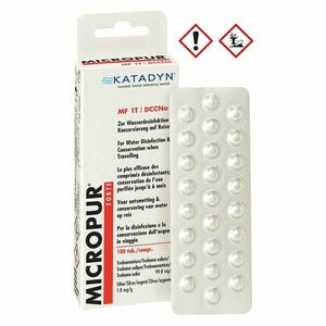 Katadyn Conservant pentru apă potabilă Katadyn Micropur Forte MF 1T, 100 comprimate imagine