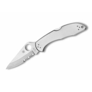 Spyderco Delica 4 Stainless cuțit de buzunar 7, 5 cm, oțel complet imagine