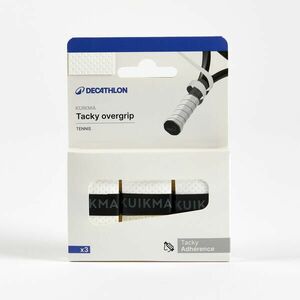 Set 3 Overgrip Tenis Tacky Alb imagine