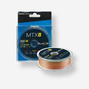 Fir textil 8 fire MTX8 MULTICOLOR 300M 30/100 pescuit marin imagine