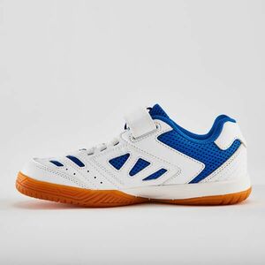 Încălțăminte Tenis de Masă TTS 500 Alb-Albastru Copii imagine