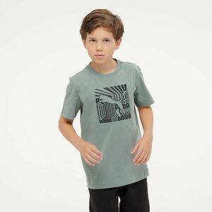 Tricou din bumbac cu imprimeu Puma Educație fizică Verde Copii imagine
