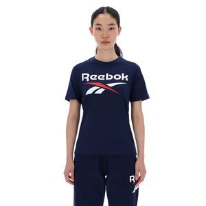 Tricou din bumbac Reebok Bleumarin Damă imagine