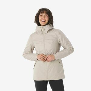 Geacă Iarnă Impermeabilă Drumeție pe zăpadă NH100 -5°C Bej Damă imagine