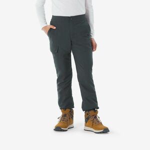 Pantalon Iarnă Călduros Hidrofob Drumeție NH100 Gri Copii 7-15 ani imagine