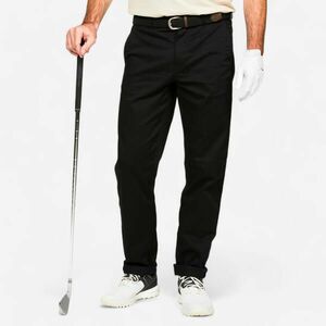 Pantalon chino golf bumbac MW500 Negru Bărbați imagine