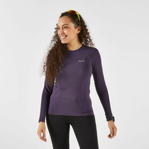 Bluză fără cusături alergare KIPRUN Run 500 Mov Damă imagine