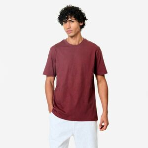 Tricou fitness guler rotund Mov-Roșu Bărbați imagine