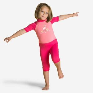 Combinezon de înot anti-UV Imprimeu Roz Bebe/Copii imagine