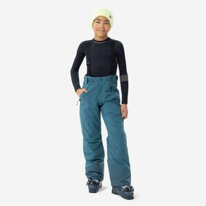Pantalon călduros și impermeabil schi 500 PNF Albastru Copii 6-14 ani imagine