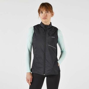 Vestă călduroasă, pentru alergare KIPRUN SM 500 Run warm Negru Damă imagine