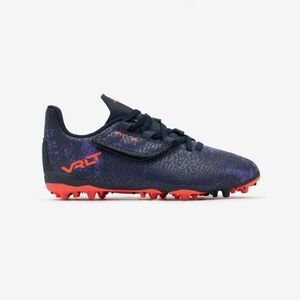 Ghete de fotbal scratch Viralto I easy MG/AG Albastru Copii imagine