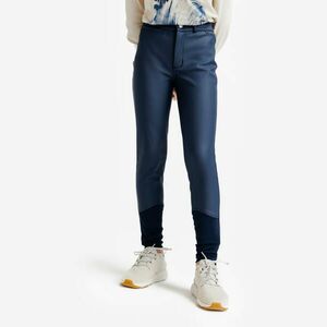 Pantalon echitație 500 kipwarm călduros și hidrofob Bleumarin Copii imagine
