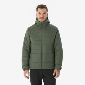 Geacă cu umplutură de vatelină Trekking MT100 -5°C Verde Bărbați imagine