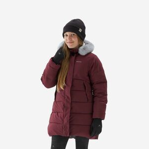 Geacă Drumeție la munte NH500 Bordo Copii 7-15 ani imagine