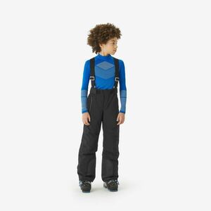 Pantalon călduros și foarte impermeabil schi 900 PNF Negru Băieți imagine