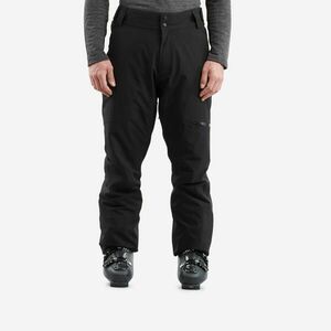 Pantalon de schi și snowboard foarte călduros și respirant 500 Negru Bărbați imagine