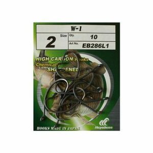 Carlige Hayabusa W-1, Nonreflect, 10bc (Marime Carlige: Nr. 6) imagine