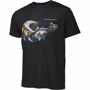 Tricou Savage Gear Cannibal Black (Marime: XL) imagine