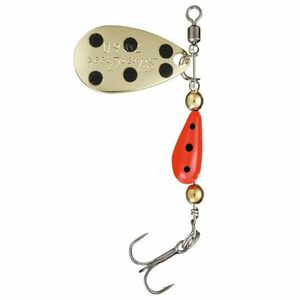 Lingurita Rotativa Daiwa, Gold Red Black, 3g imagine