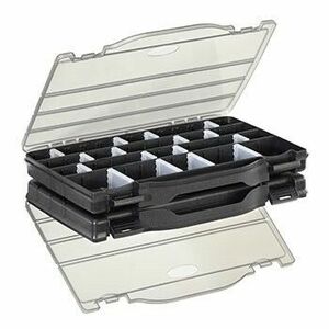 Set 2 cutii 8/32 compartimente ajustabile 76X186X59mm Plastico Panaro imagine