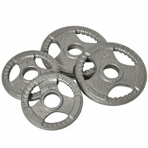 HOMCOM Discuri de greutate 2, 5/2, 5/5/5 kg, greutăți de antrenament pentru bare olimpice de 5 cm, discuri de haltere din oțel | Aosom Romania imagine