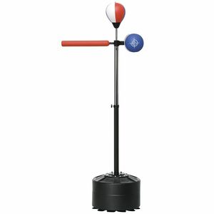 SPORTNOW Suport de box, reglabil pe înălțime, Bară de reflex, Pratze, Speedball, suport de umplere, 80.5 x 48 x 163-205 cm | Aosom Romania imagine
