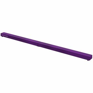 SPORTNOW Bara de gimnastică pliabilă 210 cm din velur, bara de echilibru cu fund antiderapant, pentru copii și adulți, violet | Aosom Romania imagine