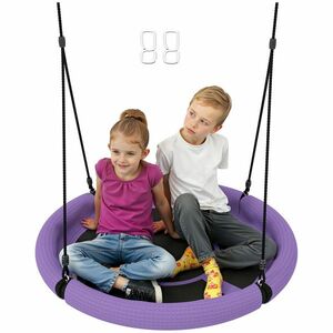 AIYAPLAY Sărut păstor, Sărut de grădină rotund, rezistent la 150 kg, reglabil înălțime, Lila | Aosom Romania imagine