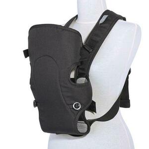 Marsupiu ergonomic pentru copii Lorelli Between, 2 pozitii, centuri de siguranta ajustabile, curele reglabile, pernuta pentru cap, 0-9 Kg, Negru imagine