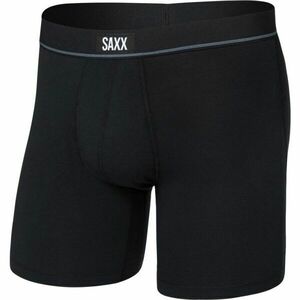 SAXX ESSENTIAL COTTON BOXER BRIEF FLY Lenjerie intimă bărbați, negru, mărime imagine