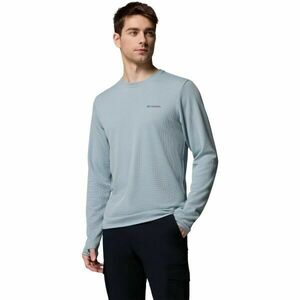 Columbia TECH TRAIL UTILITY WARM LS CREW Tricou funcțional de bărbați, albastru deschis, mărime imagine