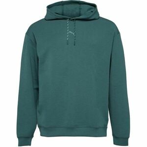 Puma M CLOUDSPUN HOODIE Hanorac pentru bărbați, verde închis, mărime imagine