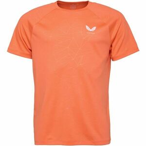 CASTORE AOP SS T-SHIRT Tricou sport bărbați, portocaliu, mărime imagine
