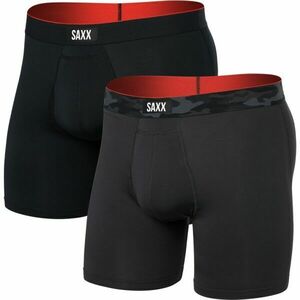 SAXX MULTI-SPORT MESH 2PK Boxeri sport bărbați, negru, mărime imagine