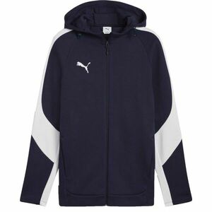 Puma TEAMEVOSTRIPE HOODED JACKET Geacă pentru bărbați, albastru închis, mărime imagine