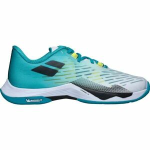 Babolat SHADOW TOUR 5 Pantofi de badminton bărbați, turcoaz, mărime 46.5 imagine