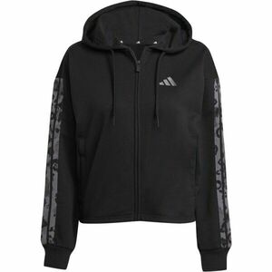 adidas W AOP FT FZ Hanorac pentru femei, negru, mărime imagine