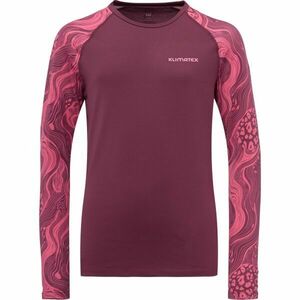Klimatex RAVN Tricou termo funcțional copii, vișiniu, mărime imagine