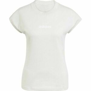 adidas ESSENTIALS LINEAR SINGLE Tricou pentru femei, bej, mărime imagine