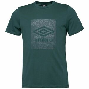 Umbro GEO GRAPHIC TEE Tricou bărbați, verde închis, mărime imagine