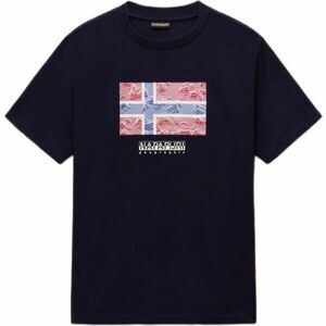 Napapijri S-DRAPEAU Tricou pentru bărbați, albastru închis, mărime imagine
