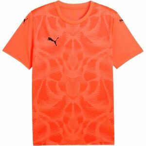 Puma TEAMGLORY JERSEY Tricou fotbal bărbați, portocaliu, mărime imagine