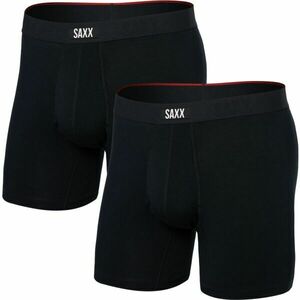 SAXX VIBE XTRA SOFT COMFORT 2PK Boxeri confortabili, negru, mărime imagine