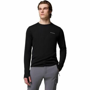Columbia TECH TRAIL UTILITY WARM LS CREW Tricou funcțional de bărbați, negru, mărime imagine