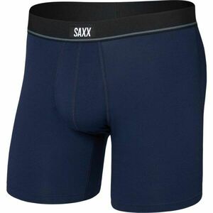 SAXX ESSENTIAL COTTON BOXER BRIEF FLY Lenjerie intimă bărbați, albastru închis, mărime imagine